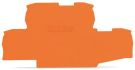 Wago 2002-2792 0.8 mm thick orange end plate