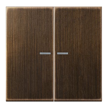 JUNG ME10921STRFAT KNX-RF button LS | 2-fold | antique brass