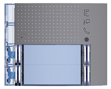 Bticino 351183 front panel SFERA New for loudspeaker LED 4RT-D ALLSTREET, (anthracite)