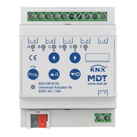 MDT AKU-0616.03 KNX universal actuator | 6-way
