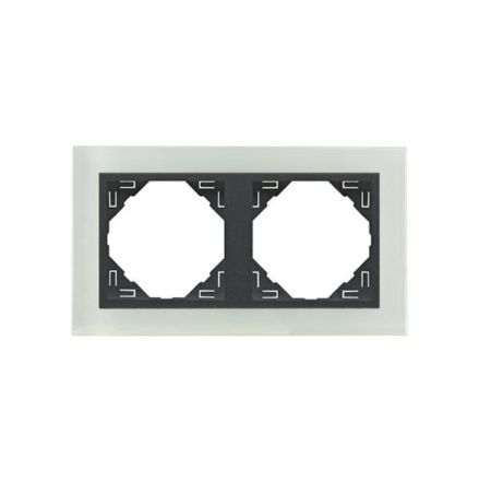 EFAPEL DOUBLE FRAME CRISTAL/GRAY