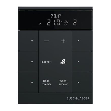 BUSCH-JAEGER SBR-F-6.0.11-885 f@h-touch sensor tenton | 6-way, RTR | matt black