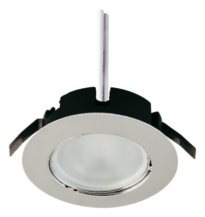 EVN 080011 round chrome G4 max.20W 12V recessed ceiling spotlight