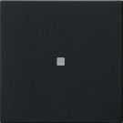 Gira 5371005 1f unprinted control switch Sys 55 black with rocker