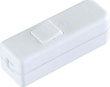 Bachmann 924.048 cord switch 1-pole white/white