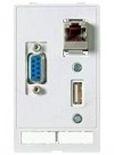 Murrelektronik 4000-68000-1440000 1SUB-D9 Bu/Bu + 1RJ45 + 1xUSB-A Bu/Bu Modlink front panel interface