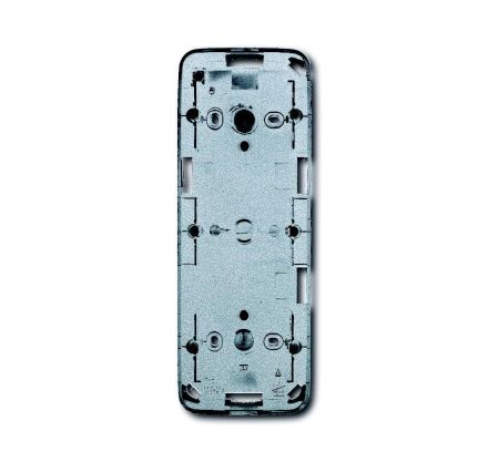 Busch-Jaeger 1702-83 surface-mounted housing, 2-way housing aluminum silver