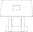Siedle ZE/STL 518 x 462 accessory-ground piece in Other