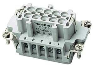 Walther 710110 10-pin socket insert