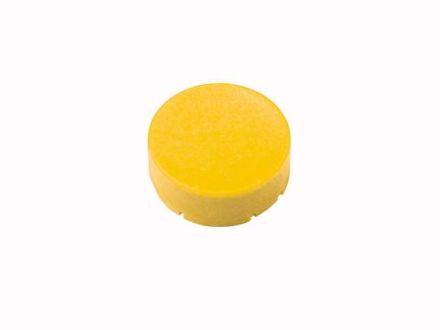 Eaton M22-XDH-Y button plate, raised yellow, blank, 216432