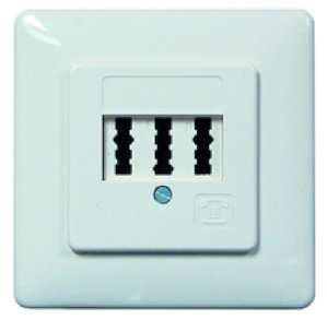 PROTEC.class 05300515 Multimedia accessories Telephone socket Universal UP 6F+N cw PTAE-U
