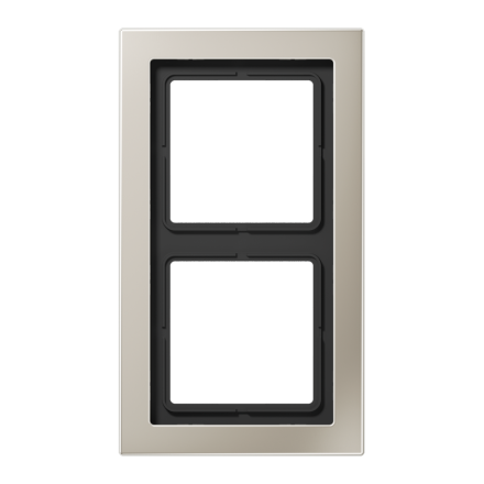 Jung ESD2982 frame 2-way, vertical and horizontal mounting, LS-DESIGN, stainless steel
