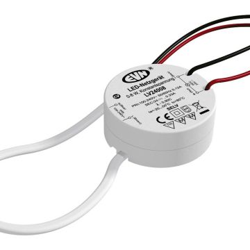 EVN LV24008 plastic 0.1-8W 24V DC IP20 white LED control gear