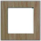 Hochköpper 00183791 1fach Nova wood oak pure white frame