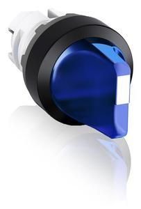 ABB Stotz-Kontakt M3SS3-11L, illuminated selector switch actuator blue, C with return to B, 1SFA611212R1104