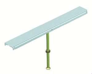 OBO Bettermann DSU2/500/10050 for OKA-W cover joint support, 7424982