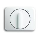 Busch-Jaeger 2542 DR/02-24G central plate, with rotary handle, with print studio white high gloss