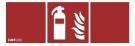 Dotlux 5410 fire extinguisher for LED-NL EXITflat 5406 pictogram