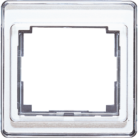 Jung SL581GB frame 1-way, vertical mounting, acrylic glass, SL 500, gold-bronze