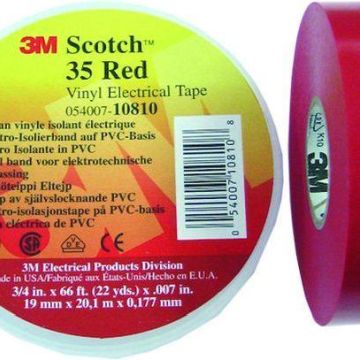 3M 7000031671 Scotch35-19x20ye NR.35 19mmx20m yellow tape
