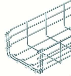 OBO Bettermann GRM 105/100FT hot-dip galvanized mesh cable tray GRM, 6002431