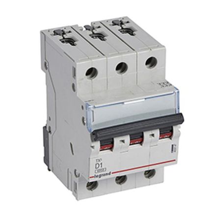 Legrand 403747 Circuit breaker TX3 D1A 3P 6KA 3M