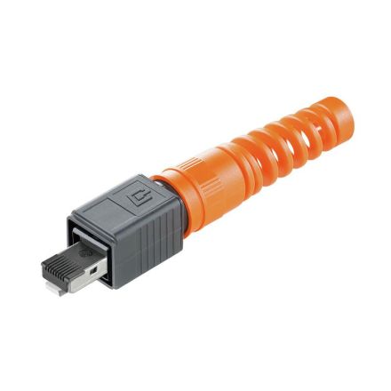 Weidmüller 1963170000 PROFINET Push-Pull IE-PS-V04P-RJ45-FH-BP connector set RJ45 with bend protection IP20