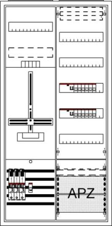 ABB Striebel & John 2CPX054250R9999 DA27BB5V AP 3Pkt.A27 1Z1V5A2 Complete cabinet