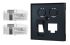 HomeWay 2xLC/APCD-SM coupling + ZP one.fiber ant Fiber Set