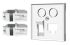 HomeWay steady to complete pure white matt Fiber Set