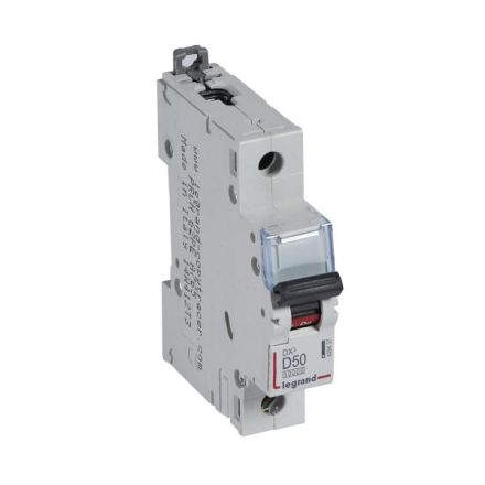 Legrand 409437 Circuit breaker DX3 D50A 1P 10KA 1M