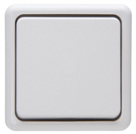 Kopp 513702008 AP 10AX 250V arctic white cross switch