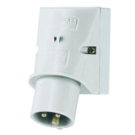 Mennekes 3230 16A 3-pole 1h 50-500V IP44 wall plug
