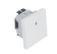 EFAPEL TWO-WAY SWITCH W/ORIENT LIGHT-2MOD MATTE WH