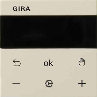 Gira 539401 S3000 RTR BT System 55 Cream white room temperature controller