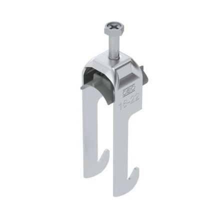 OBO Bettermann 1187914 2056 BS-W1-K-22 ALU 16-22mm aluminum clamp