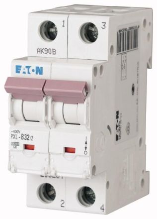 Eaton PXL-D32/2 circuit breaker, 32A, 2p, D-Char , 236347