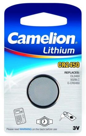 Hückmann 136702 Camelion CR2450 Lithium 3V/550mAh lithium button cell