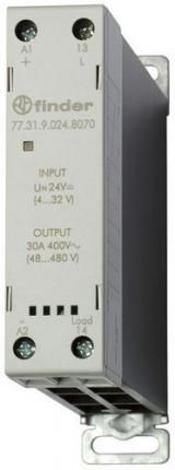 Finder 77.31.9.024.8070 Electronic Relay 24VDC 1S 30A