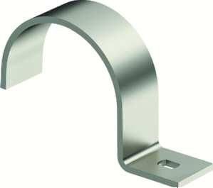 OBO Bettermann 822 12 V4A single-lobe 12mm fastening clamp, 1013869