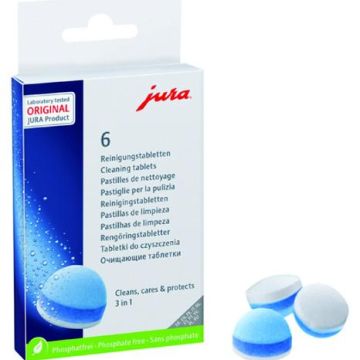Jura 24225 3-phase cleaning tablets (contents 6 pieces)