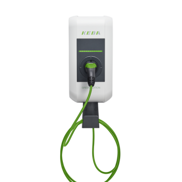 Keba KeContact P30 DE440 11kW charging station with charging cable 6m Type 2, GREEN EDITION (121.218), KFW eligible