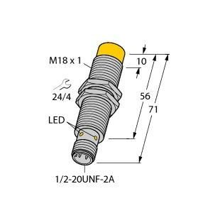 Turck 4281413 NI12U-G18-ADZ30X2-B3331 Inductive sensor