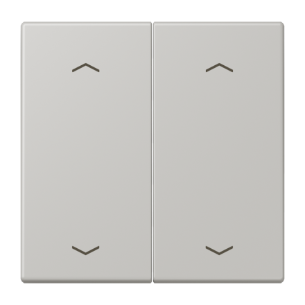 Jung LC102P205 rocker switch, with arrow symbols for 2-way button, LS series, gris clair 31