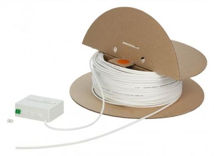 METZ CONNECT 150C029HK0030E 1xLCD-APC8° 30m Mini-Breakout 2E9 4.5mm FTTH socket (VADT) one. open OS2