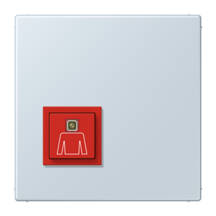 Jung NRSLC0834RT209 emergency call system call button, LS series, outremer pale ( LC32023 )