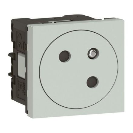Legrand 077197L Mosaic Link 45° F/B gr socket
