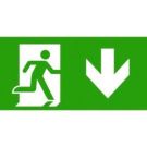 CEAG emergency light two-sided PU/BL 40071350951 pictogram disc
