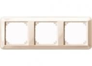 MERTEN 388344 frame 3-way white glossy ATELIER