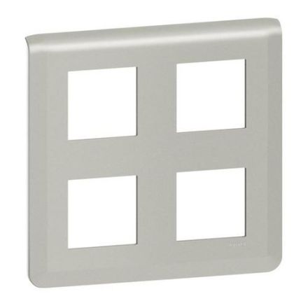 Legrand 079338L Mosaic 2x2x2-mod.horizontal alu frame
